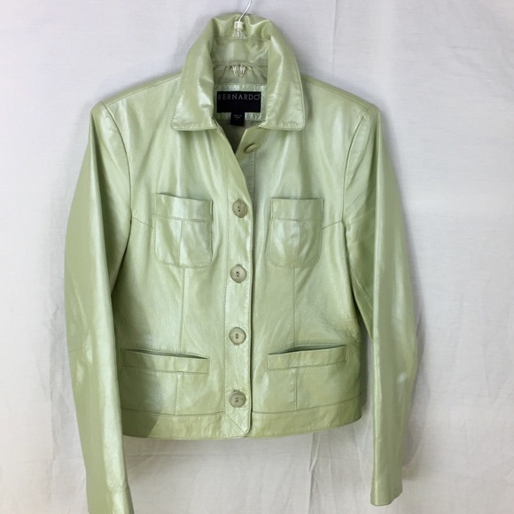 pastel green jacket